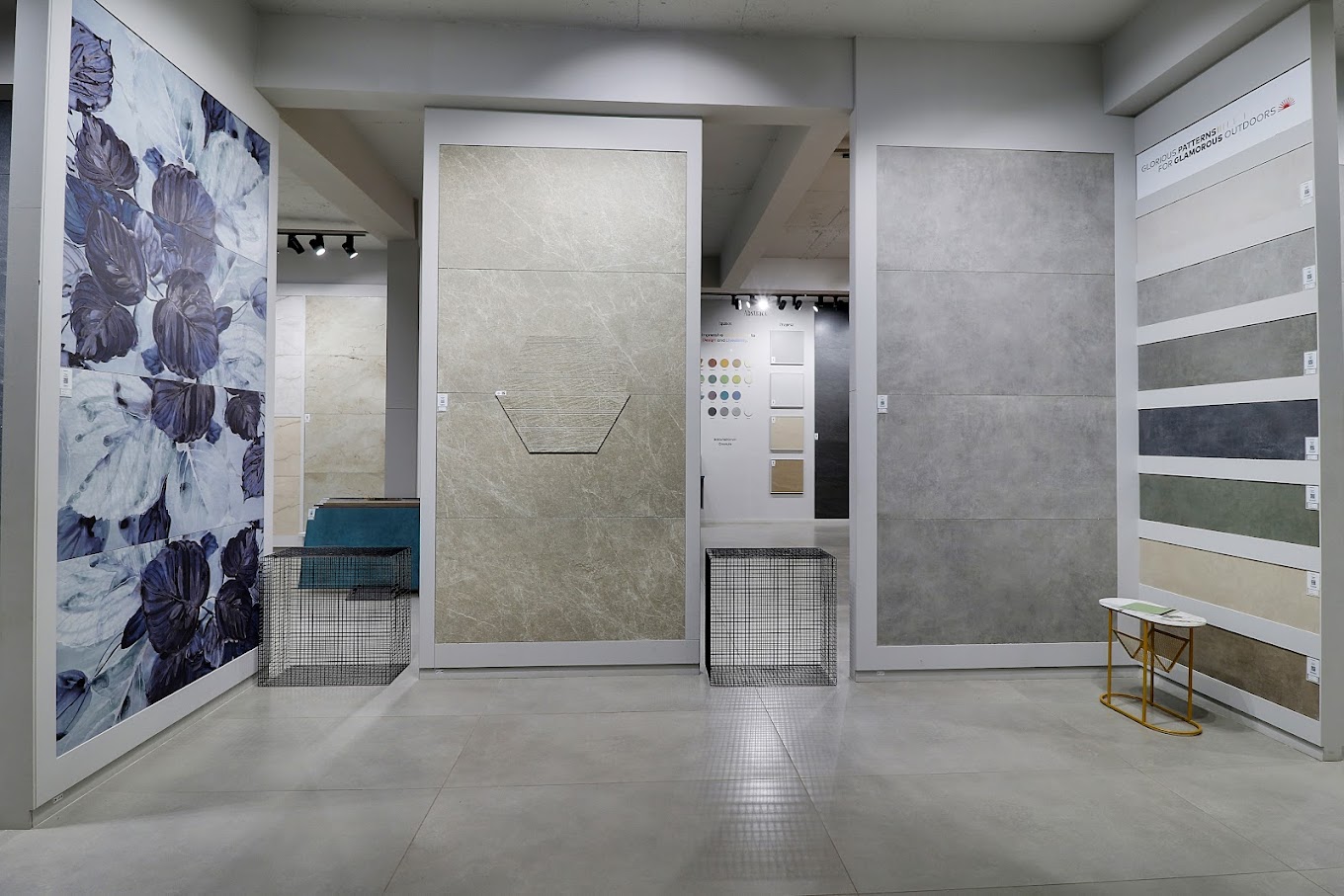 Glazed Vitrified  Tiles Display of Boffo Granito LLP