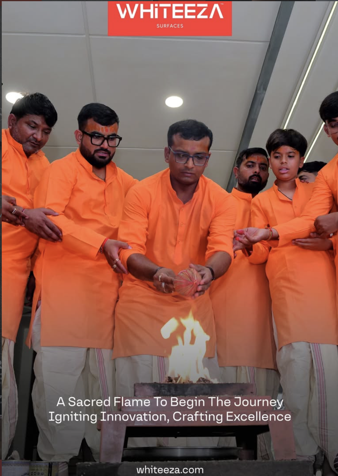 kiln light-up ceremony on 18th May.