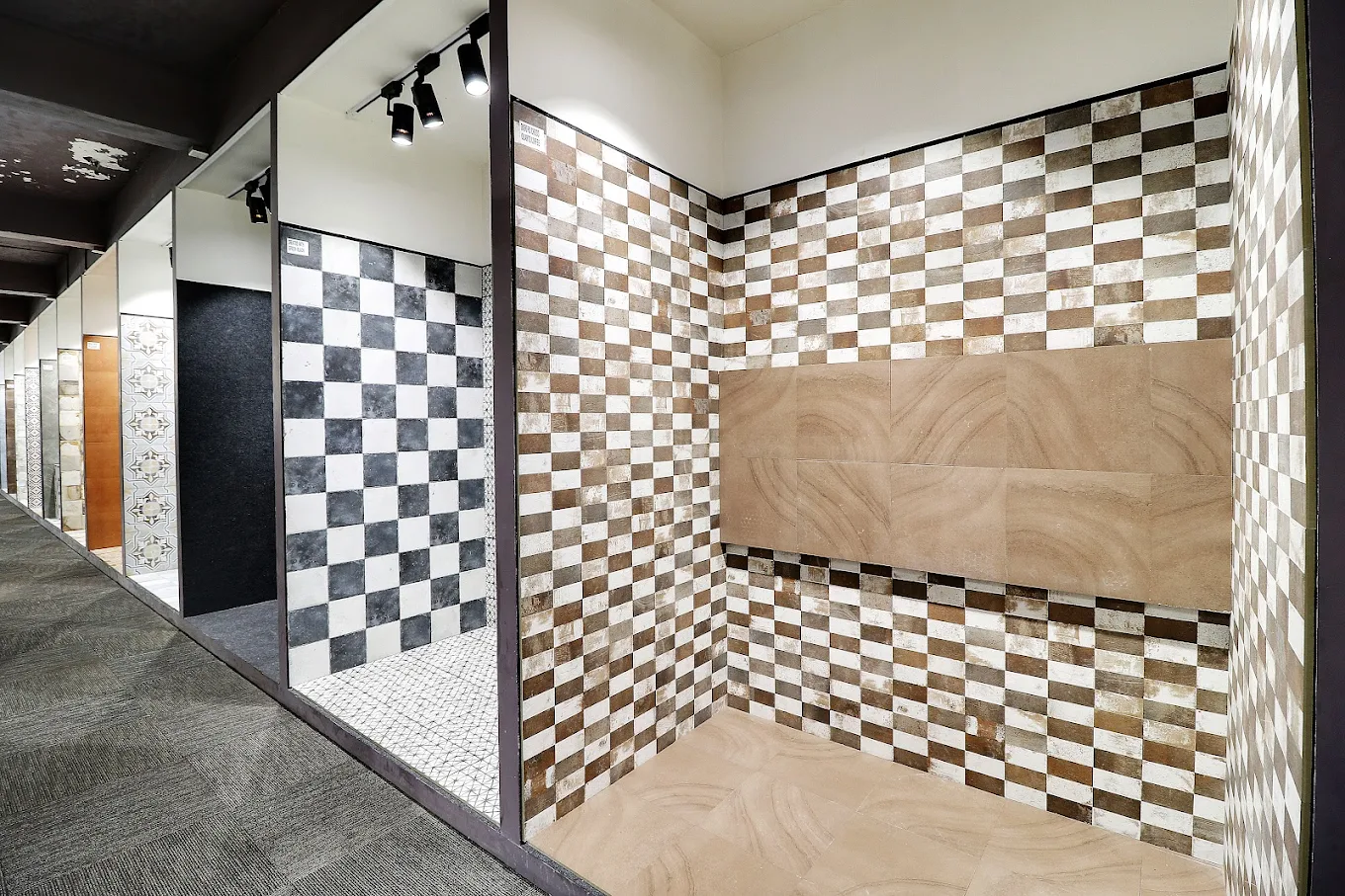 Parking Tiles - Display of LOMINO CERAMIC LLP