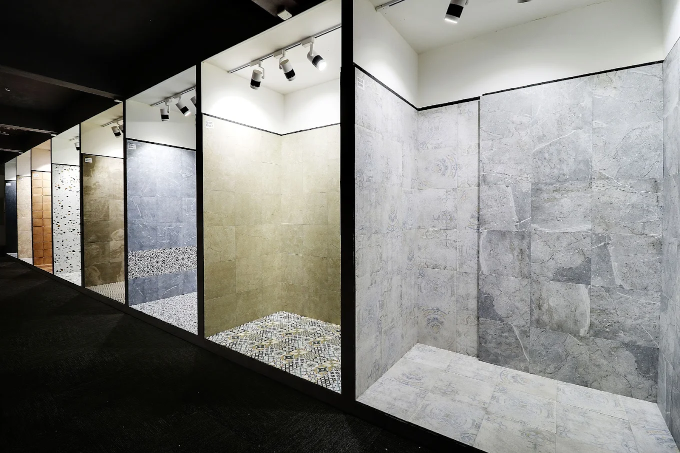 Parking Tiles - Display of LOMINO CERAMIC LLP