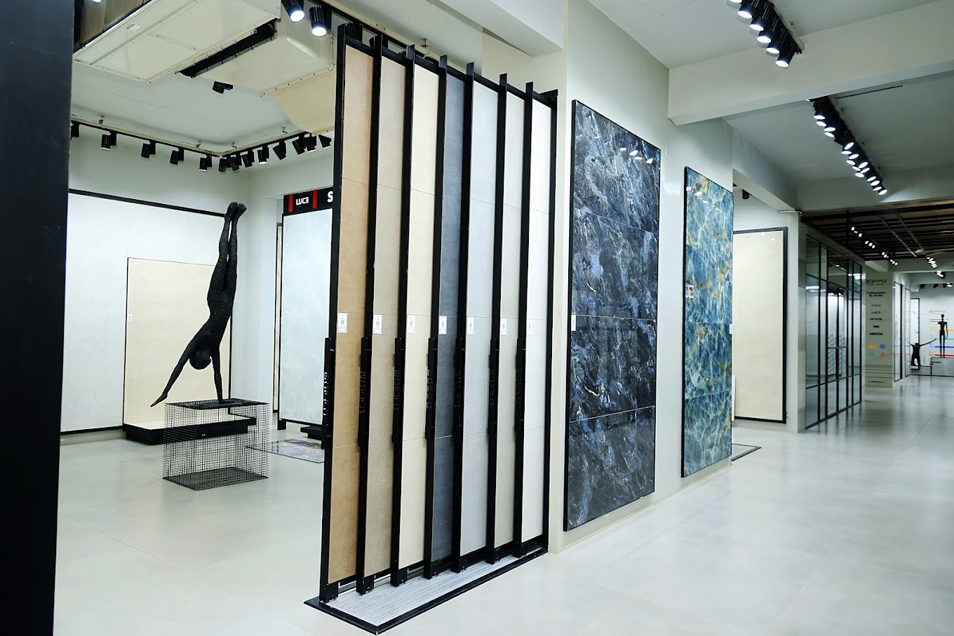 Sugar Vitrified Tiles Display of Boffo Granito LLP