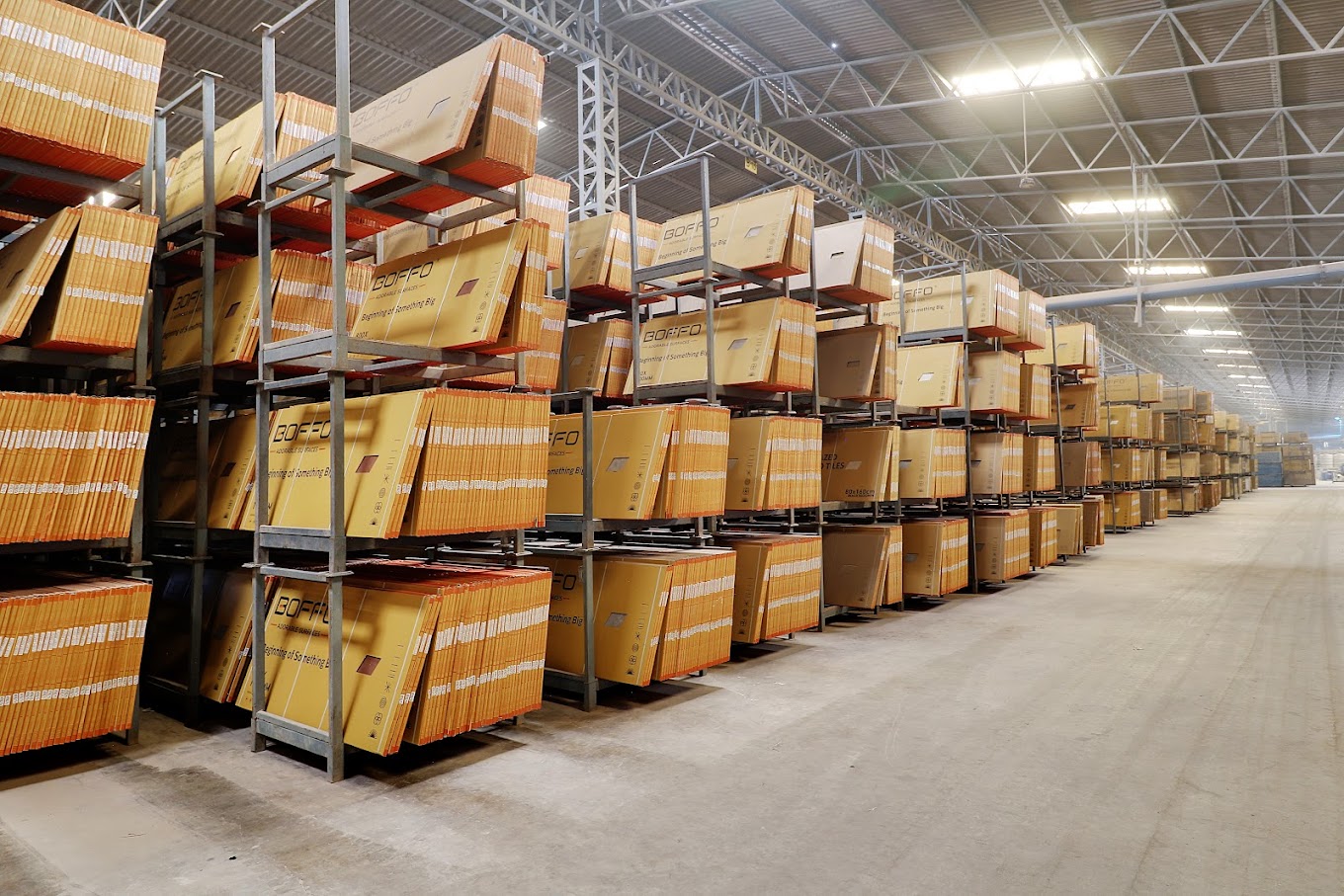 Warehouse of GVT Factory  of Boffo Granito LLP