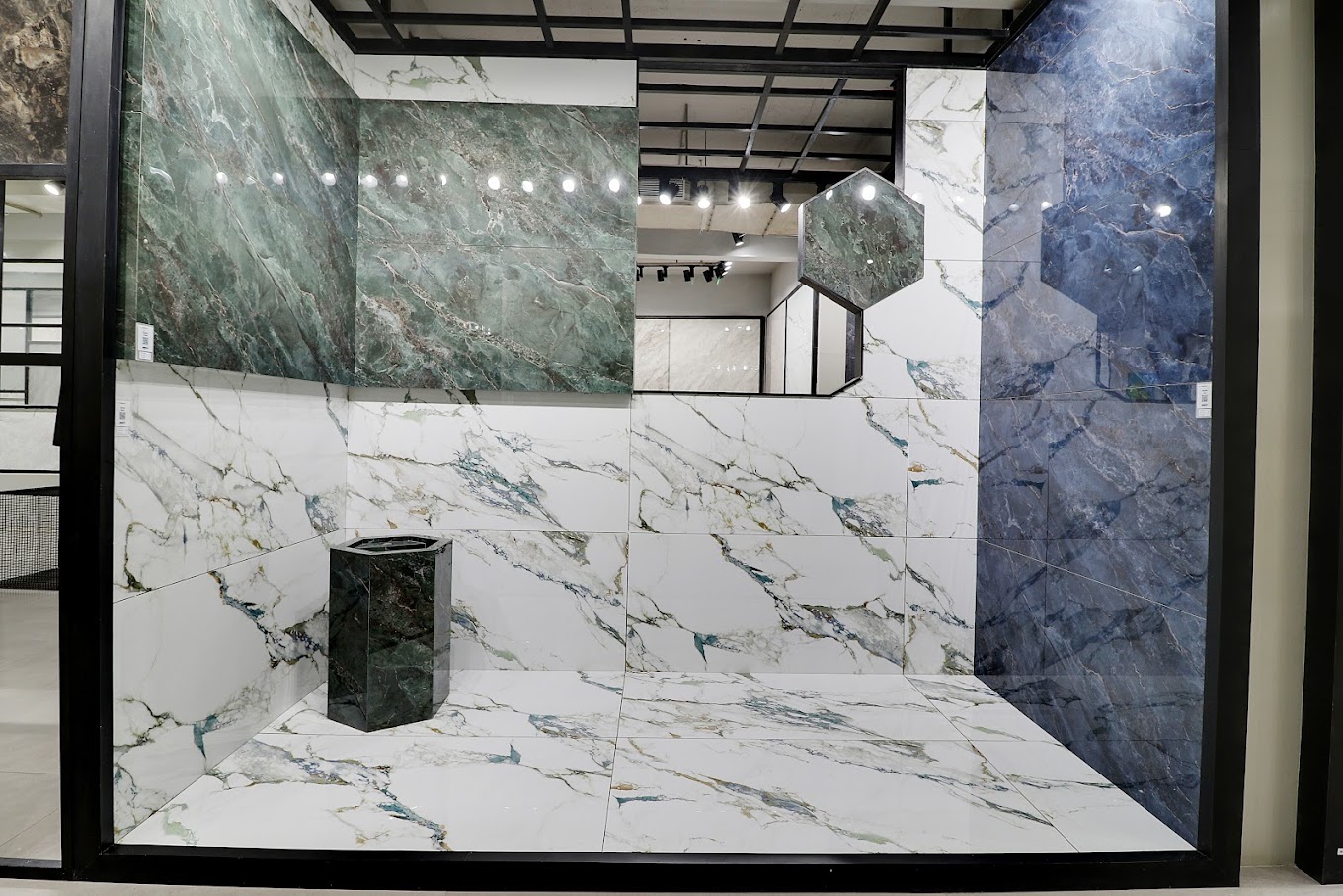Glazed Vitrified  Tiles Display of Boffo Granito LLP
