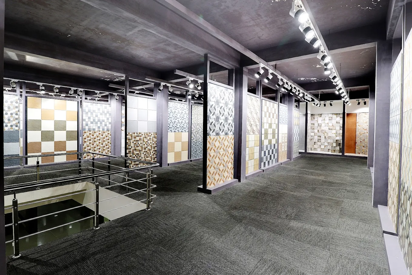 Parking Tiles - Display of LOMINO CERAMIC LLP