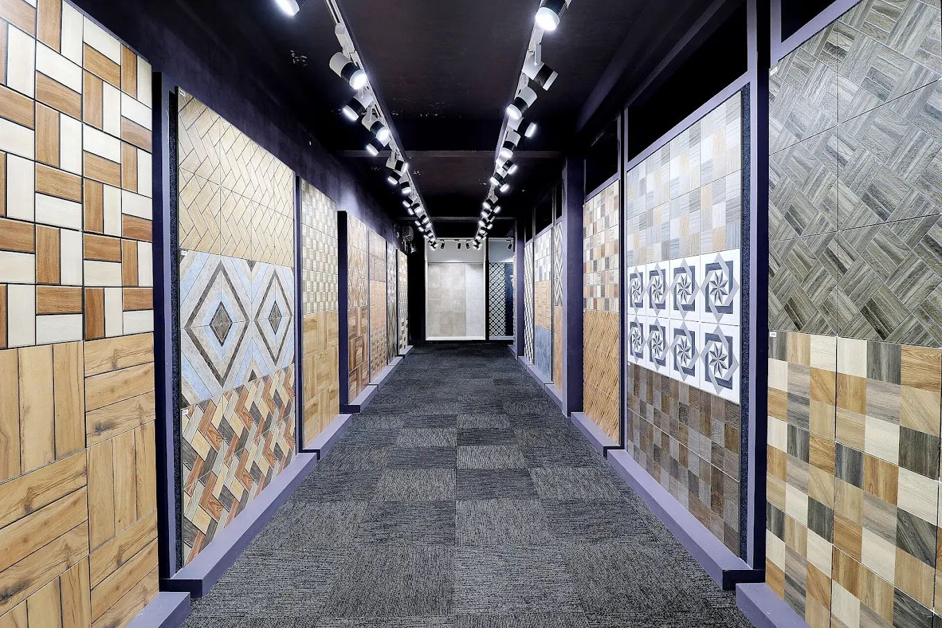 Parking Tiles - Display of LOMINO CERAMIC LLP