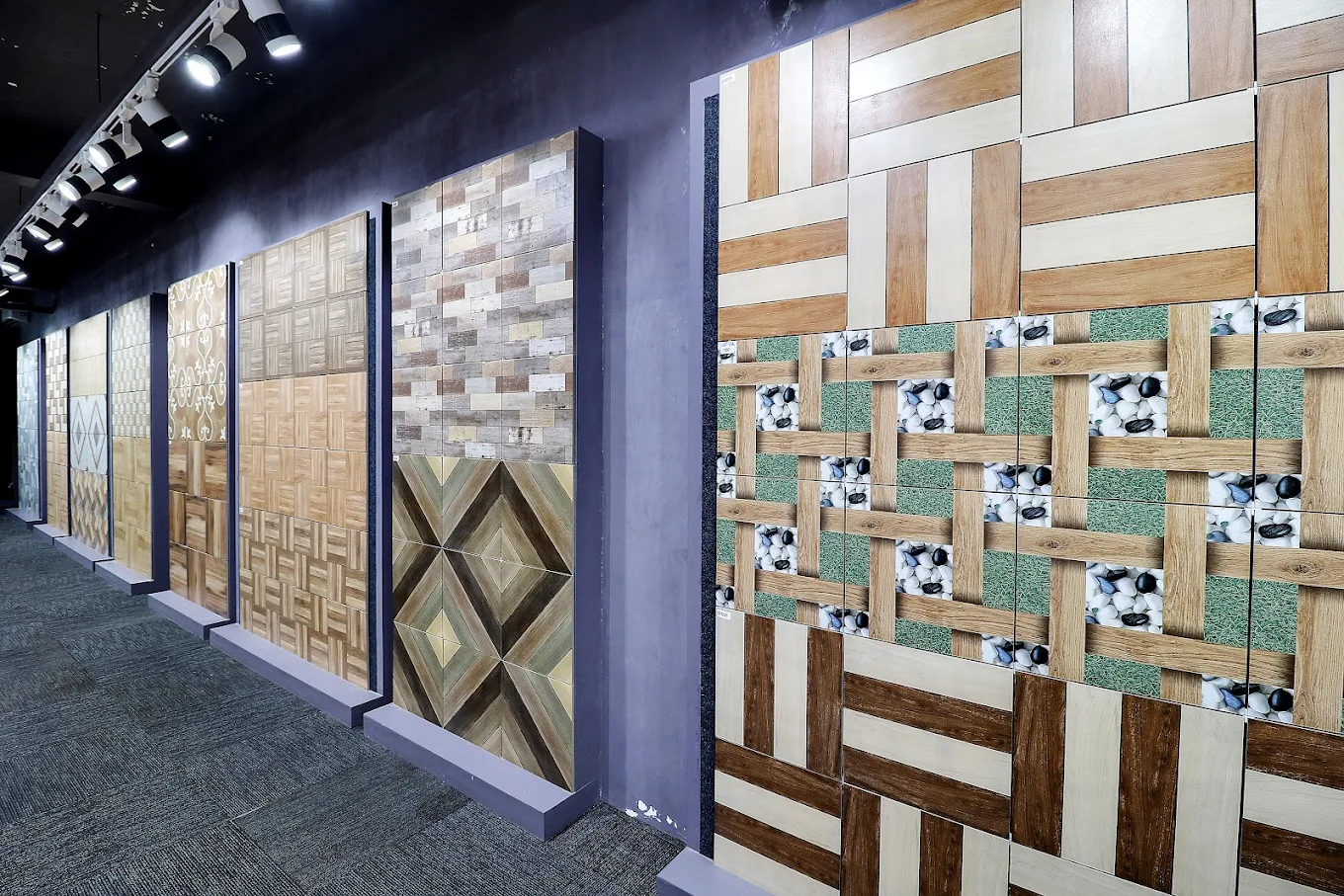 Parking Tiles - Display of LOMINO CERAMIC LLP