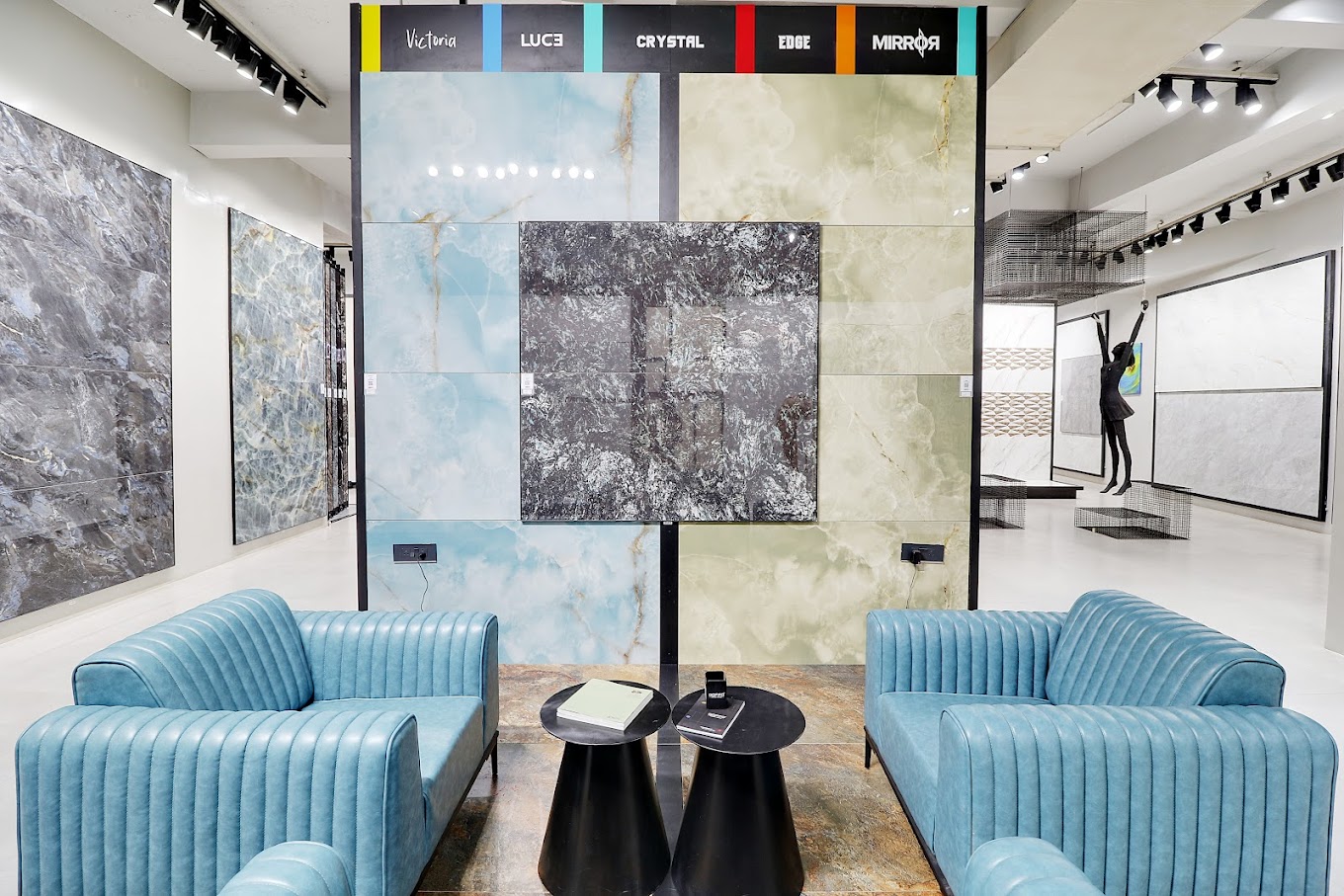 Glazed Vitrified  Tiles Display of Boffo Granito LLP