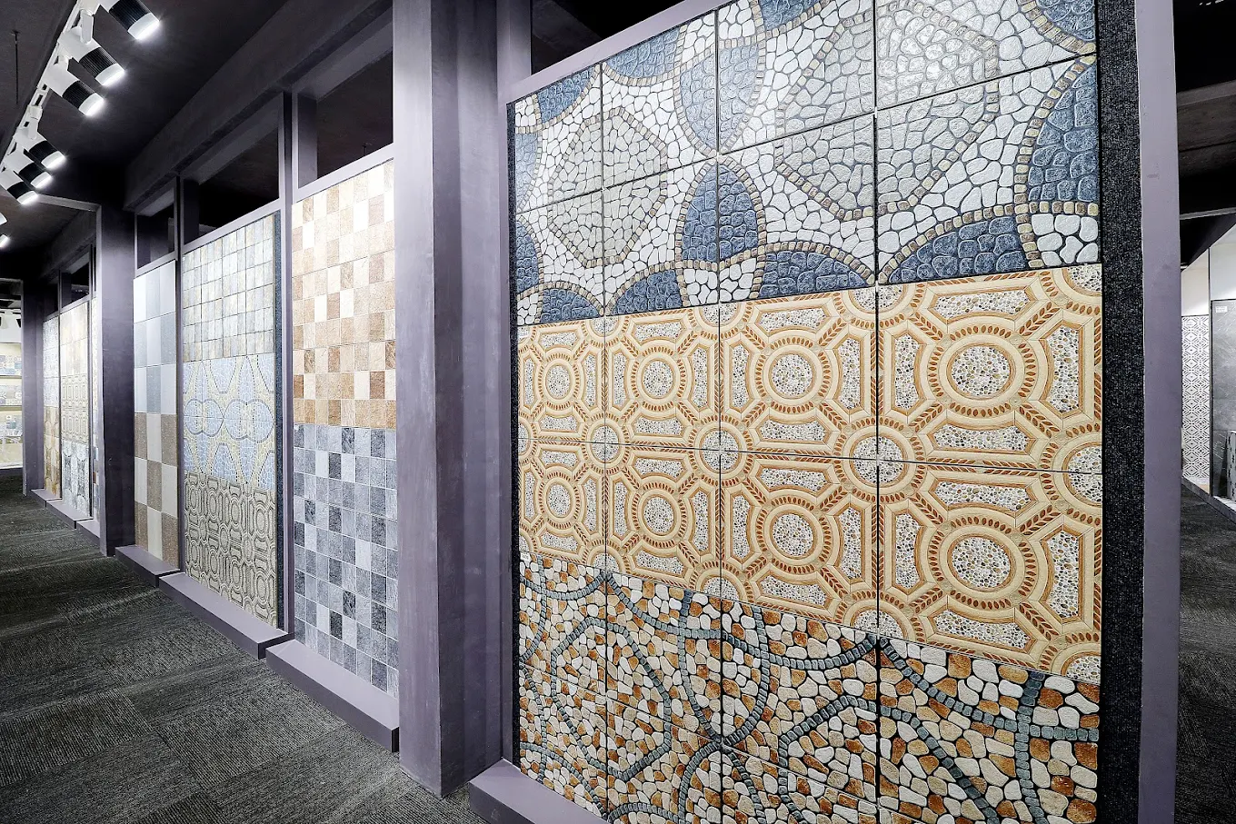 Parking Tiles - Display of LOMINO CERAMIC LLP