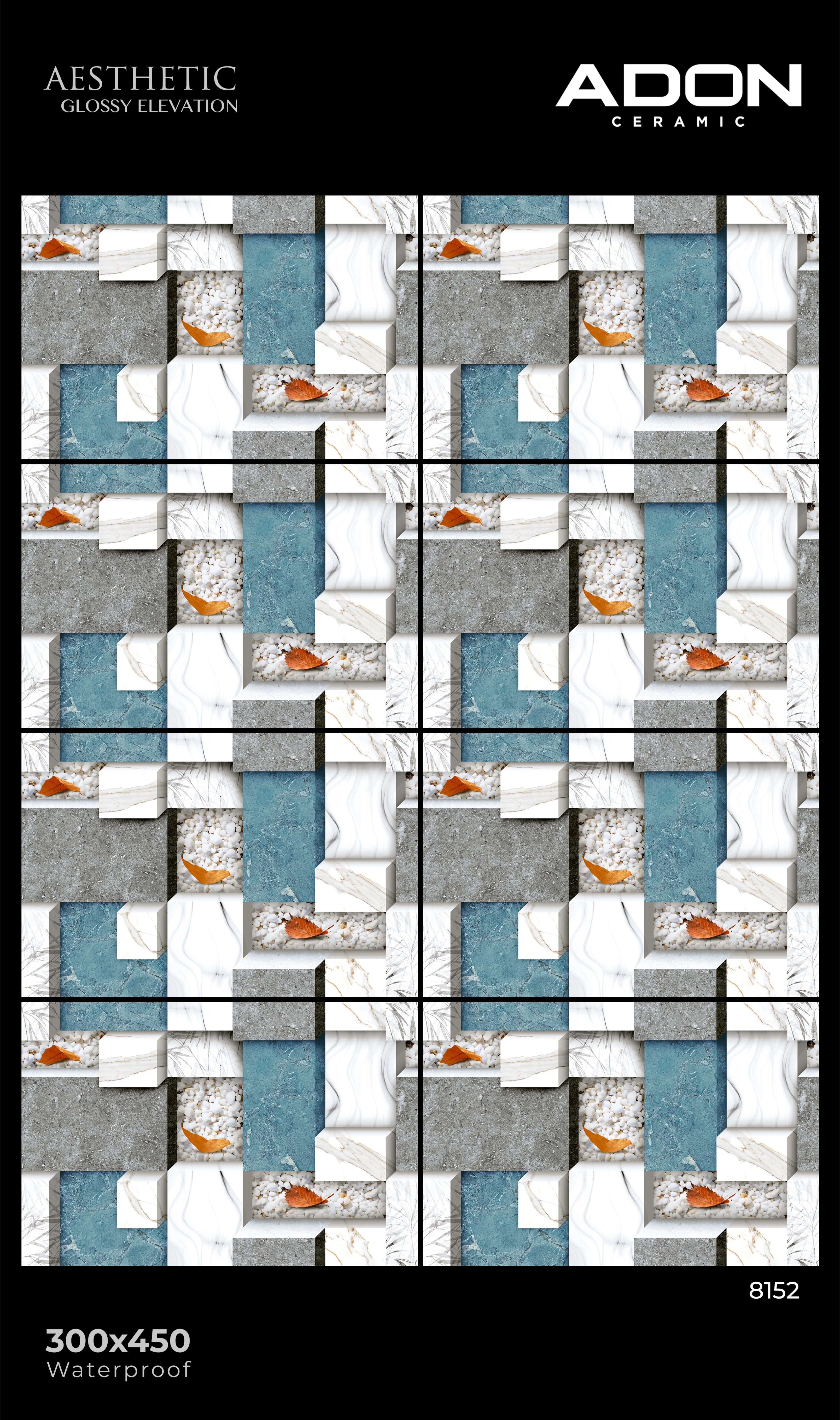8152 Elevation Wall Tiles - 300x450mm