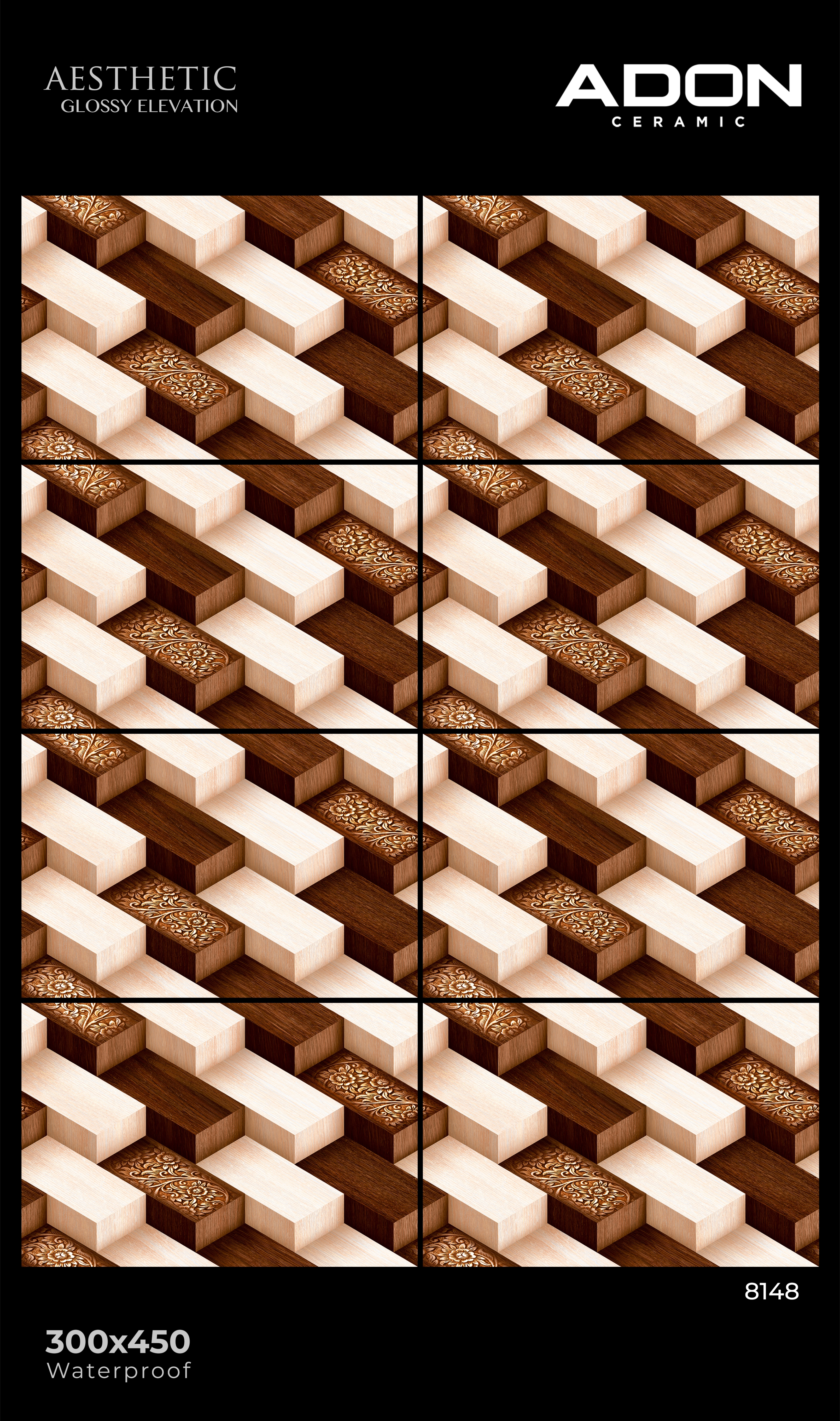 8148 Elevation Wall Tiles - 300x450mm