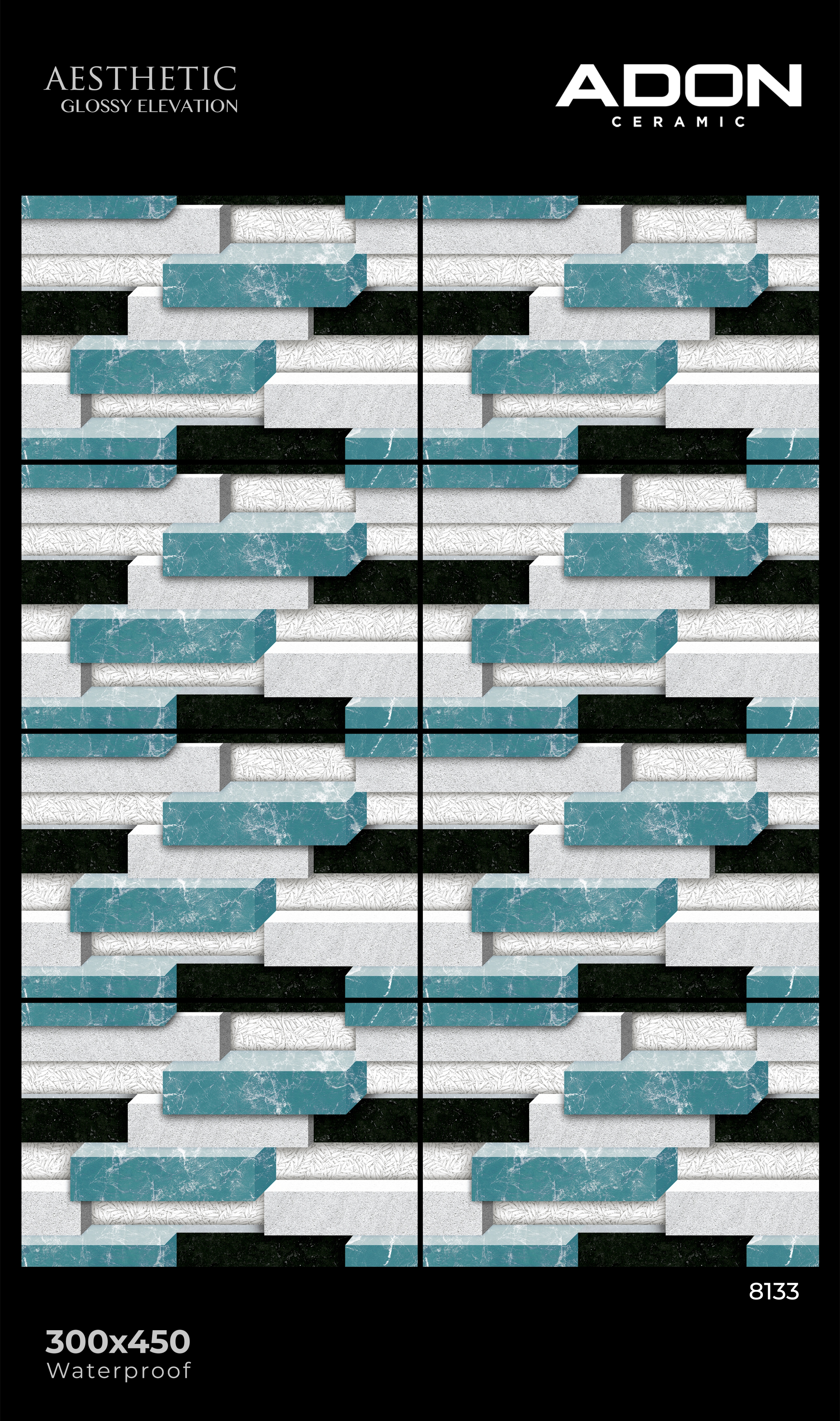 8133 Elevation Wall Tiles - 300x450mm