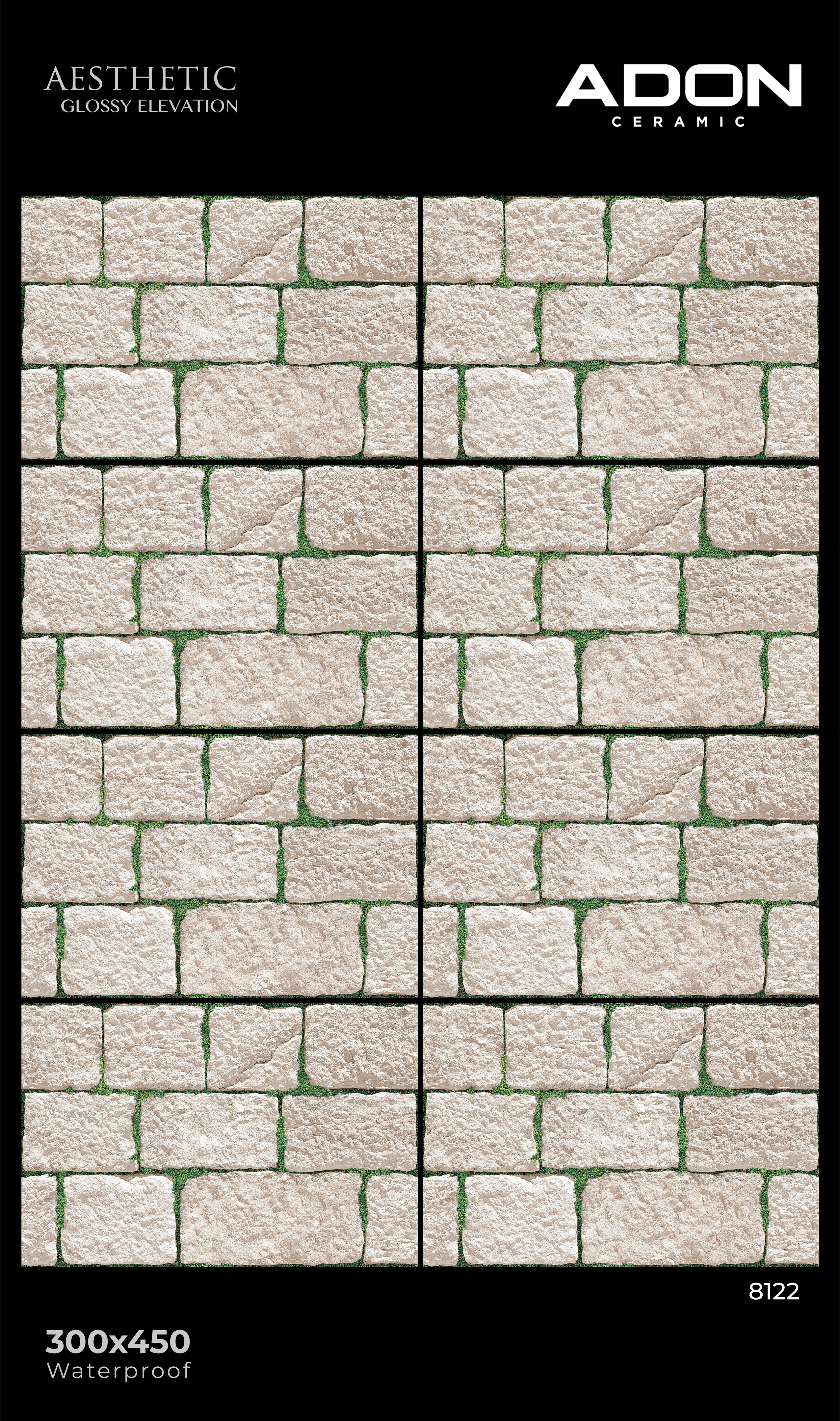 8122 Elevation Wall Tiles - 300x450mm