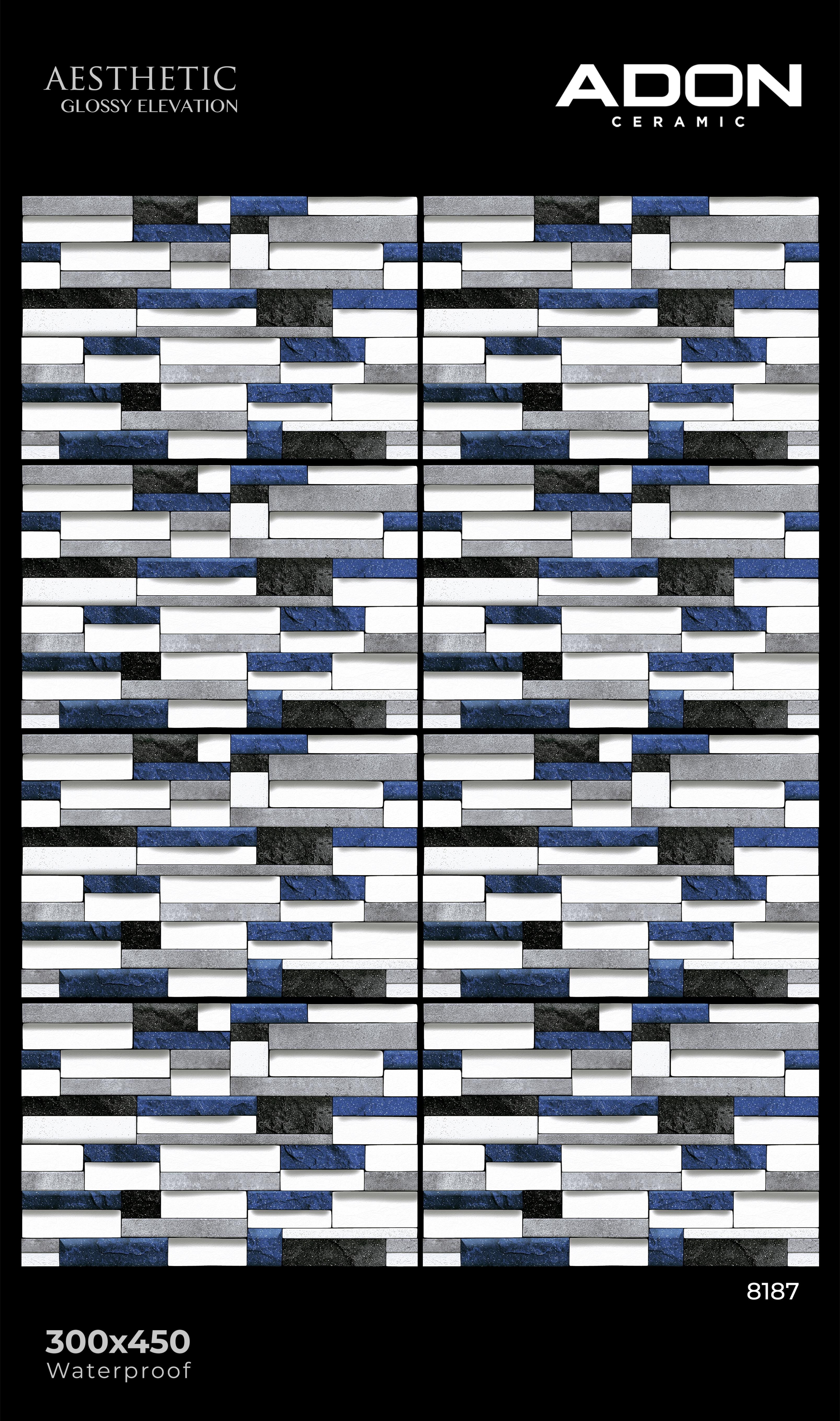 8187 Elevation Wall Tiles - 300x450mm