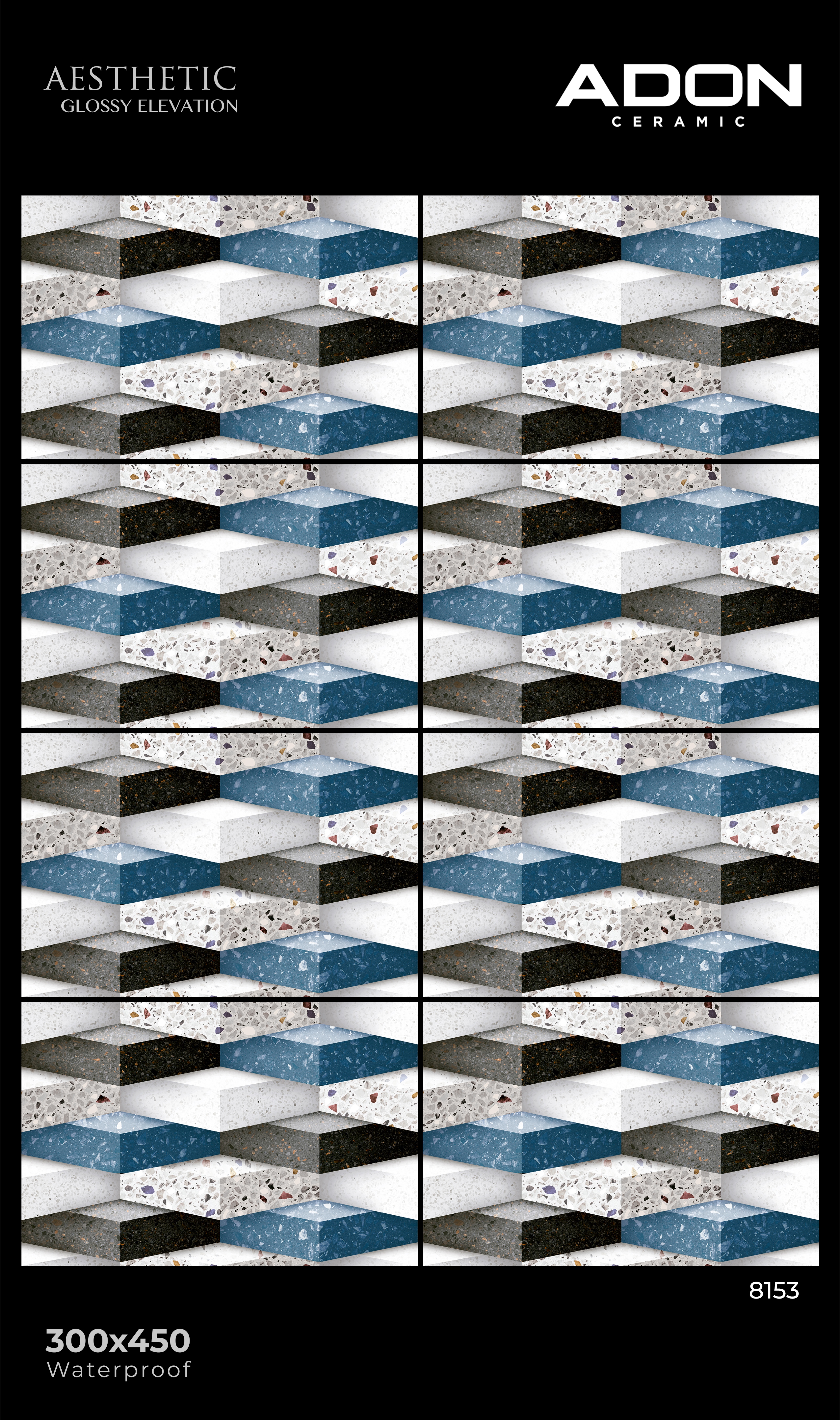 8153 Elevation Wall Tiles - 300x450mm